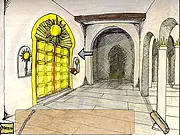 Play Tainted Olive - Chapter 1 online free adventure game on PlayArcadeHub, exploring the village and talking to characters to solve a mystery.