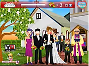 Wedding Kissing Challenge free online game, bride and groom kissing, stealth and timing game for girls