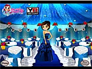 Blue Wedding Dress Up free online fashion game bridal gown blue theme