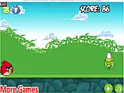 Badpig Steal Eggs free online game green pig angry birds revenge