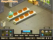 Eliza's Garden Centre free online time management game, girl selling flowers in a shop, simulation game