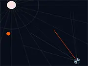 Play Orbitual free online strategy game using gravity physics to hit targets on PlayArcadeHub