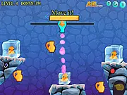 Unfreeze Me! 3 free online game, physics puzzle game, drawing shapes to melt ice with hot water, save the frozen animal