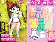 Sweet Doll 2 free dress up game online, cute outfits for vacation, packing a suitcase fashion game