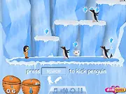 Jampy-Jane Ice World online game screenshot - free platformer game on ice at PlayArcadeHub