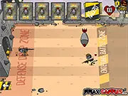 Kitten Raiders online game screenshot - free tower defense card game at PlayArcadeHub