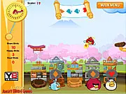 Angry Birds Egg Sort free puzzle game showing a hand dragging an egg to match its correct slot