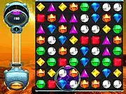 Bejeweled Twist free online match 3 puzzle game screenshot showing a rotation of four colored gems