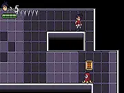 Phase Shift game screen, character using gravity control powers to solve a puzzle, free online puzzle platformer