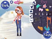 Screenshot of the Soul Sisters 1 free online dress up game featuring two best friends choosing holiday clothes and accessories on PlayArcadeHub.
