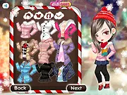 Minus 30 Degrees free online dress-up game winter fashion couple cute
