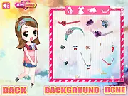 Peach Pink Style 2 free dress-up game online fashion pink peach colors