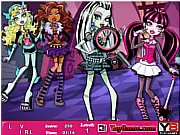 Catrine DeMew Real Makeover game online, Monster High spa, makeup, and dress-up free game on PlayArcadeHub