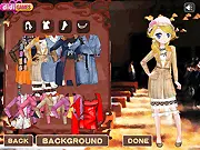 Shining Show One free online fashion dress up game, style model for the runway, fall wardrobe planner