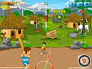 Shatter Baseball online game screenshot, hitting a baseball to break windows and targets, free physics sports game