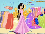 Play Peppy Jasmine free online dress-up game with Disney Princess