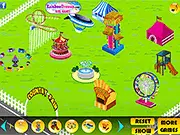 Play The Fairground Decorator free online game, design and decorate a funfair with rides and booths