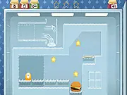Play Grab The Jelly free online game, physics puzzle game screenshot, launch jelly to grab stars