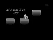 Play Dark Platformer free online story game, helping a man escape a void of darkness and overcome conflicting emotions on PlayArcadeHub