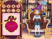 Magic Tarot Girl free online dress up game on PlayArcadeHub, girl with psychic, mystical, and witchy style clothing