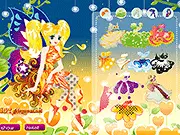 Sweet Fantasy Fairy Dress Up game screenshot, girl dressed as a magical angel, creating a fantasy character online