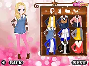 Curls Fashion 2 free online dress up game on PlayArcadeHub, Marcy and Daliah getting styled with curly hair and fashionable outfits for a photoshoot