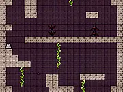 Think Up free online puzzle adventure game solving box pushing puzzles in a cave