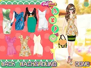 Play Color of Summer 2 Dress Up game online free, style summer beach outfits, vibrant fashion game