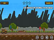 Truck Rush 3 truck driving through blocks on a challenging level free online game