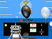 Learning Robot free online educational game for children. A robot teaches kids to type the first letter of words. PlayArcadeHub.