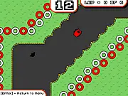 Replay Racer free online top-down racing game against ghost cars on PlayArcadeHub