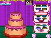 Spring Flower Cake decoration free online game, play free cake decorating game for girls, colorful spring theme food game