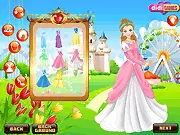 A Love Tale free online game screenshot showing a dressed-up princess and her charming prince standing together