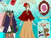 Forest Girl Dress Up free online styling game - choose warm outfits for a girl wandering in the woods