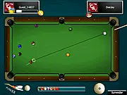 Play Multiplayer 8-Ball free online pool game, 8-ball table screenshot, competitive cue sport game