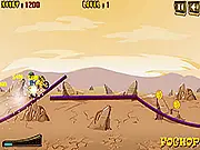 Adventure Biker free racing game featuring a motorcycle riding on a risky, high-altitude track with a blue sky background