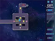 Screenshot of The Tree of Life free online puzzle game, showing a water droplet flowing through an obstacle course controlled by blue directional arrows.
