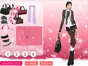 Winter Dressup and Makeover free online fashion game, dressing a girl in trendy winter clothes on PlayArcadeHub