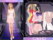 Nina Ricci Fashion Show free online dress up game screenshot, play couture fashion styling, elegant dress-up game