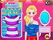 Snow Queen Hairstyle free online game for girls, Queen Elsa hair salon makeover and styling