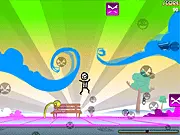 Play Death Dice Overdose free online game - Frantic arcade action with a character dodging random, dice-based attacks