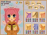 Play Cute Dress Up free online game, create kawaii anime character with Neko cat ears and cute outfits