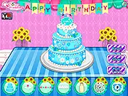 Play Anna Birthday Cake Contest online free, decorate Princess Anna birthday cake game, free cake decorating contest