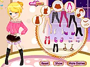 The Chic Princess game showing Princess Kate choosing a cute, trendy, and girly outfit for her incognito walk. Play free dress up games on PlayArcadeHub.