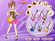 Chic Band Dress Up free online girl band fashion game