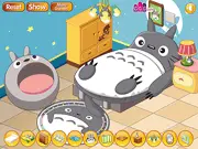 My Totoro Room design game screenshot, super cute bedroom with Totoro decorations, free online anime inspired room decorator