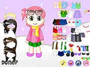 Chibi Maye Dress Up free online fashion game screenshot