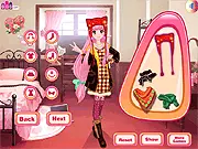 Winter Friends game, winter outfits, dress-up for snow