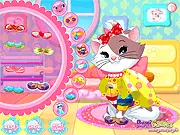 Kitty Princess Salon free online pet grooming and dress up game, royal kitty makeover PlayArcadeHub