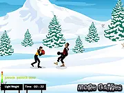 Play Winter Boxing Championship online, a free fighting game where a boxer competes in a snowy tournament ring on PlayArcadeHub.